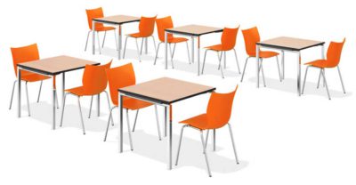 kantinestoelen Casala Curvy