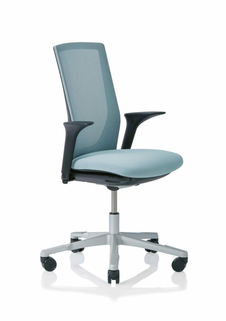 HÅG Futu 1100-S bureaustoel met FutuKnit mesh rugleuning en zitting gestoffeerd in FutuKnit solid. Optioneel met lendensteun