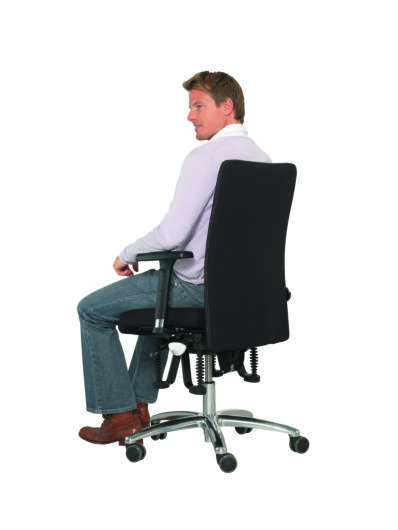 Bioswing 360 iQ V - Bureaustoel tegen rugproblemen 1 Bureaustoel Bioswing 360 iQ V rugzijde