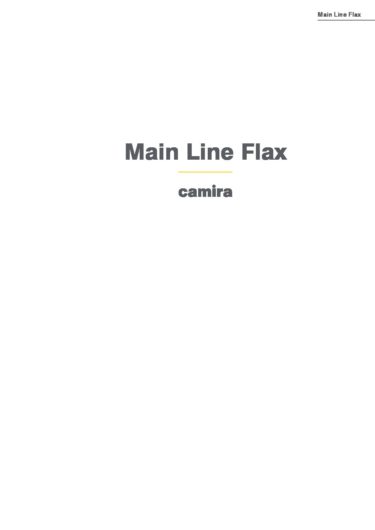 Camira Main Line Flax Pdf
