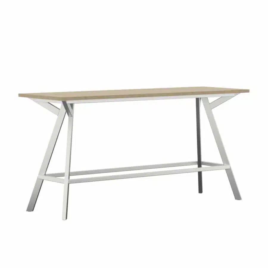 Bridge Tafel 90Cm Hoog- Rechthoekige Poot