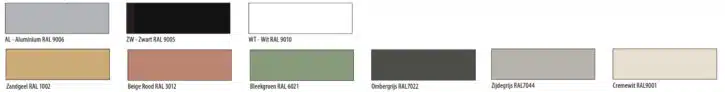 Framekleuren Huislijn Carre