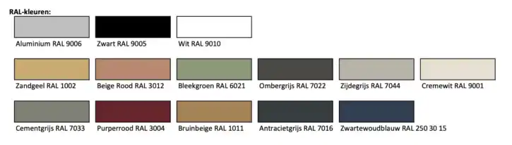 Framekleuren Huislijn stoelen